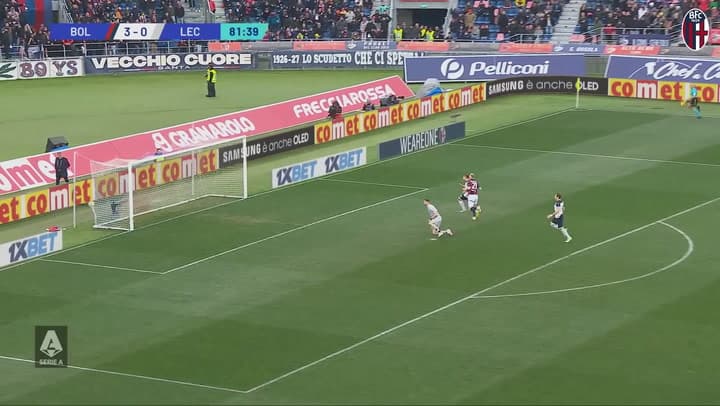 Odgaard nets first Bologna goal