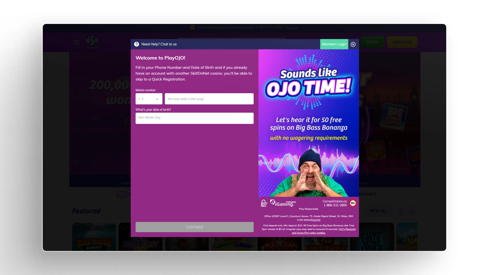 image Sign Up playojo