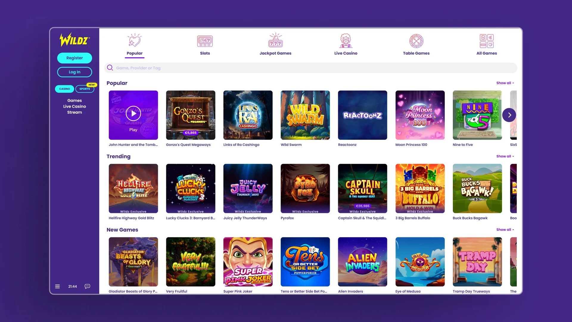 image casino Wildz