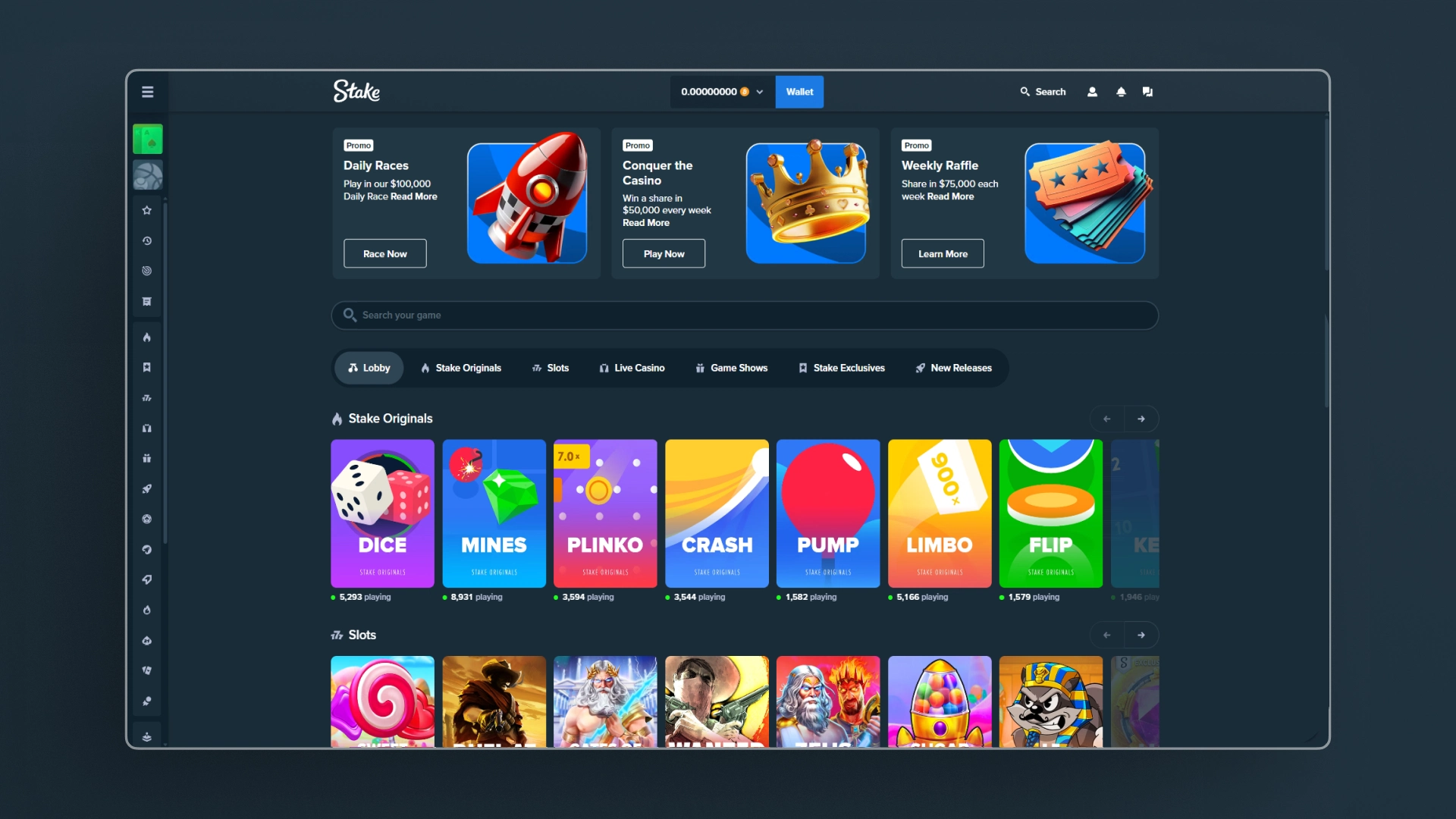 image screenshot casino stake india