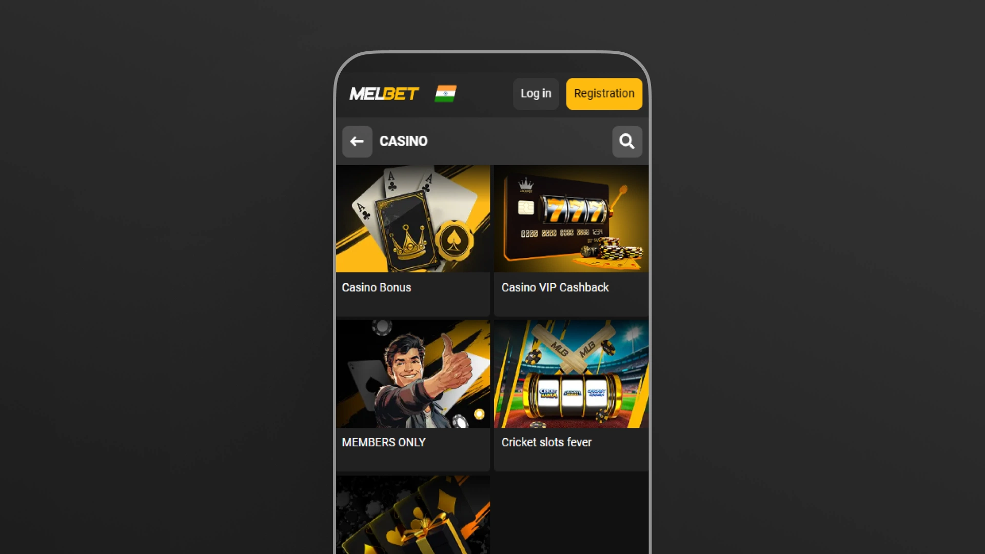 image mobile app casino bonuses melbet india