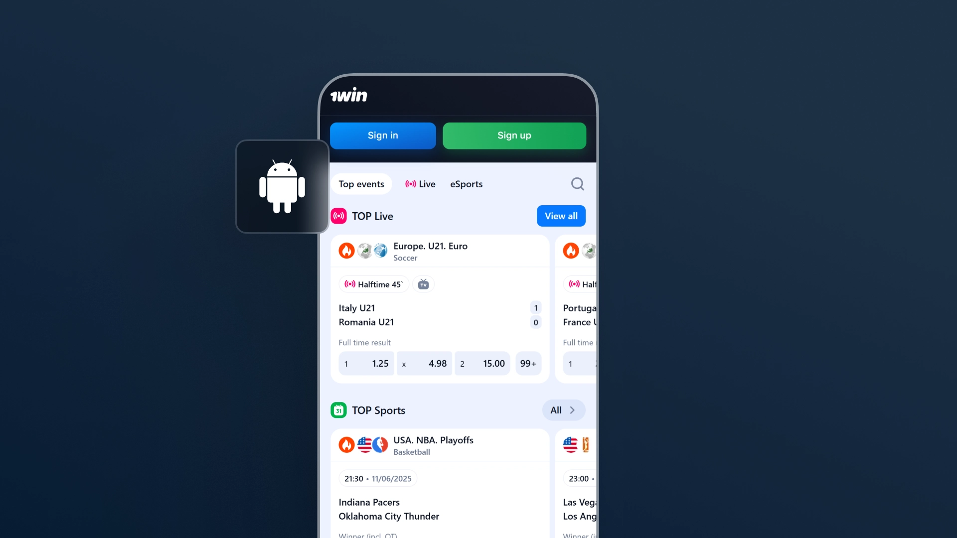 image APK App Download 1win
