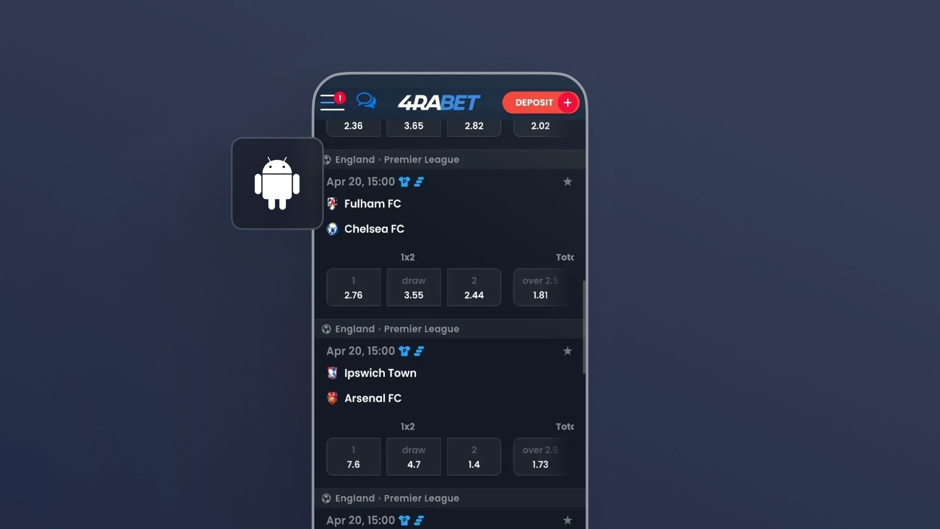 image APK App Download 4rabet