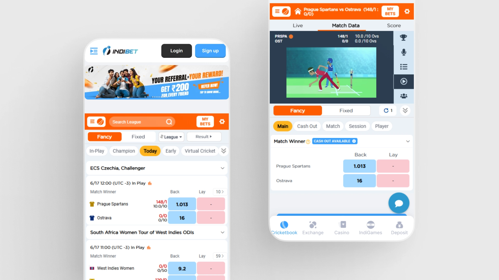 image Betting Section Indibet