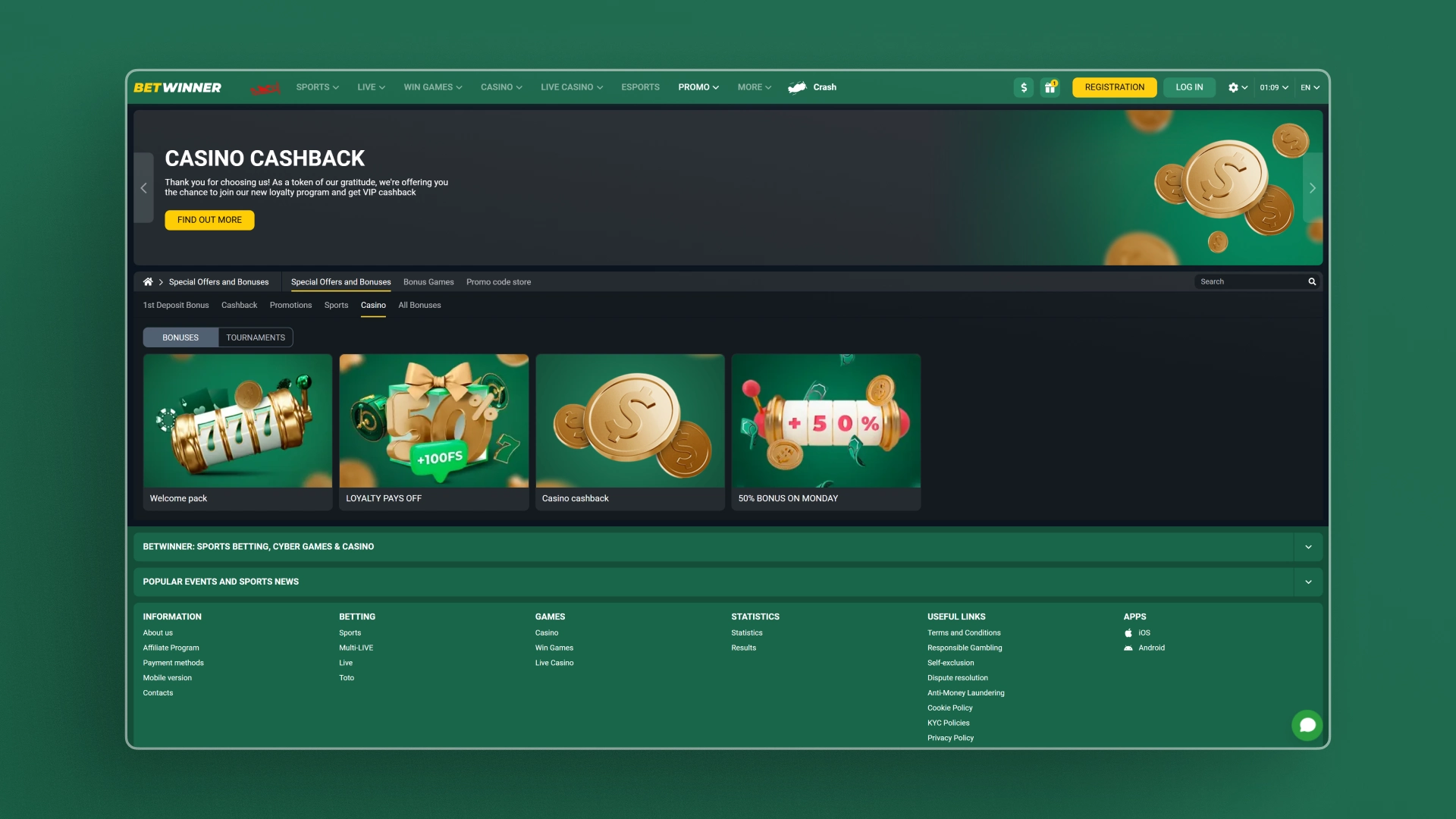 image Casino Bonuses betwinnner india