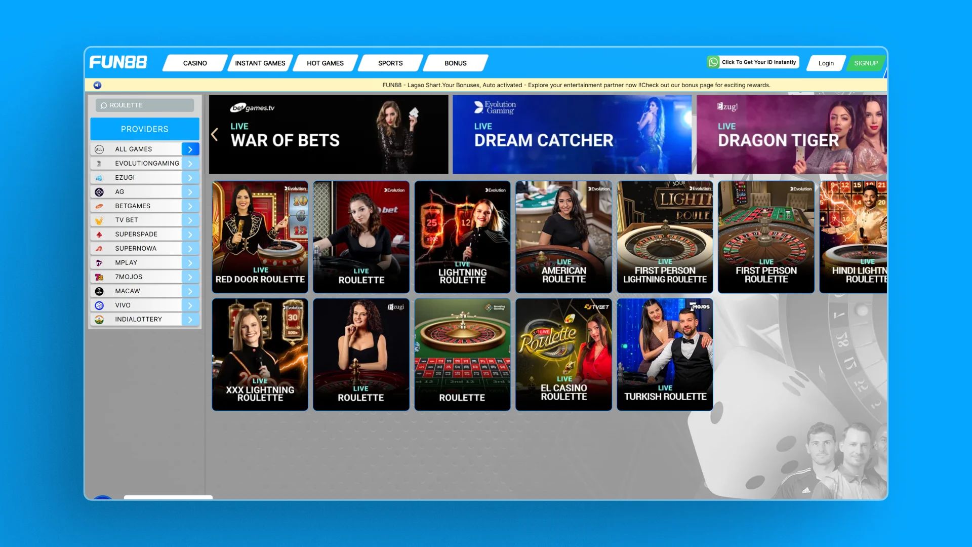 image Casino Fun88 india