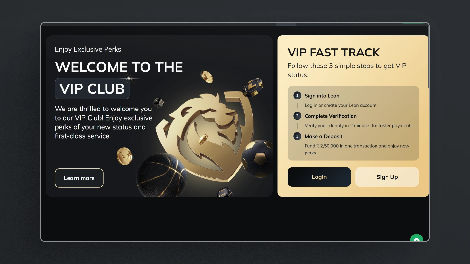 image Loyalty Program Leon Casino india