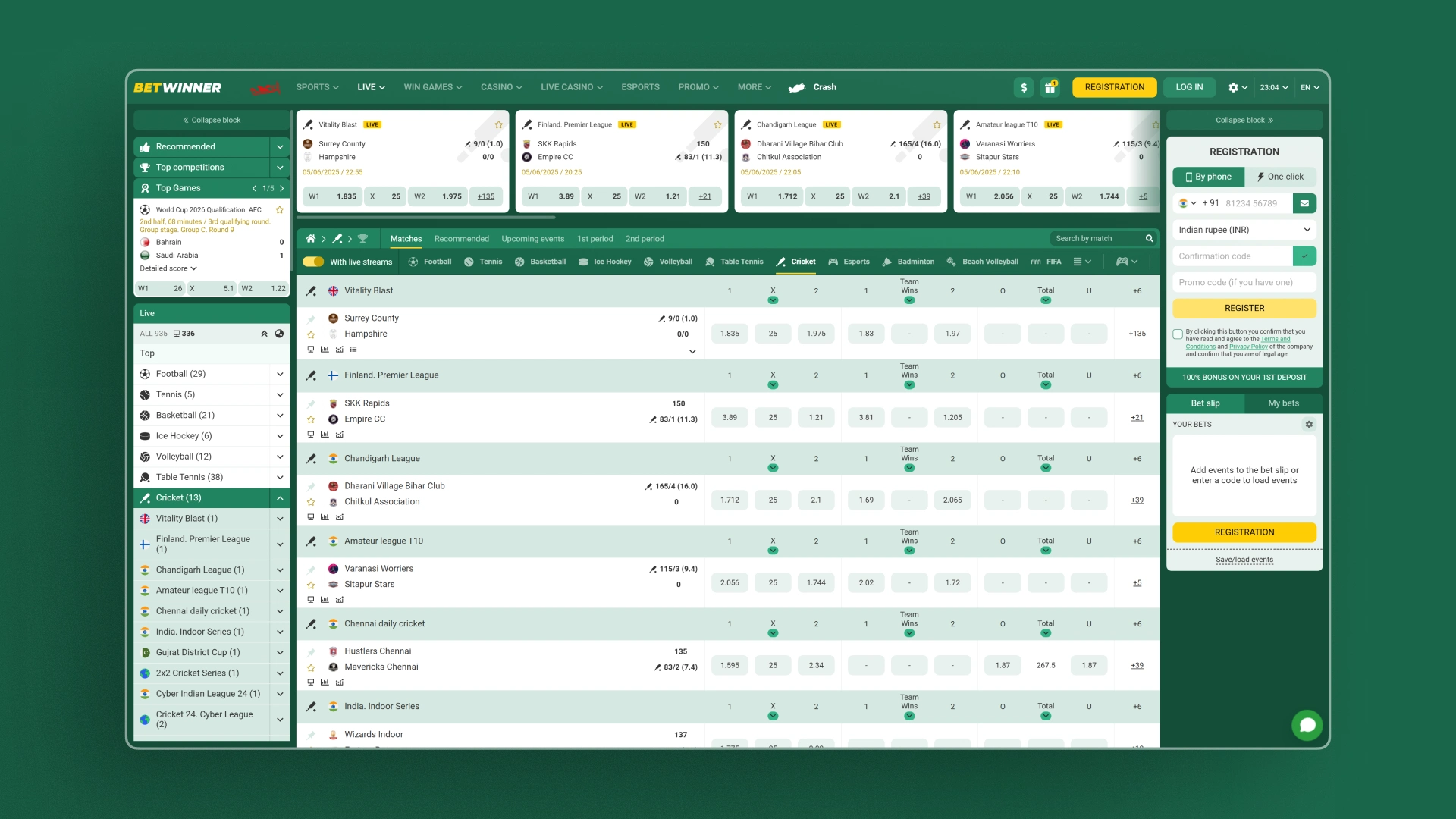 image Standout Features BetWinner india