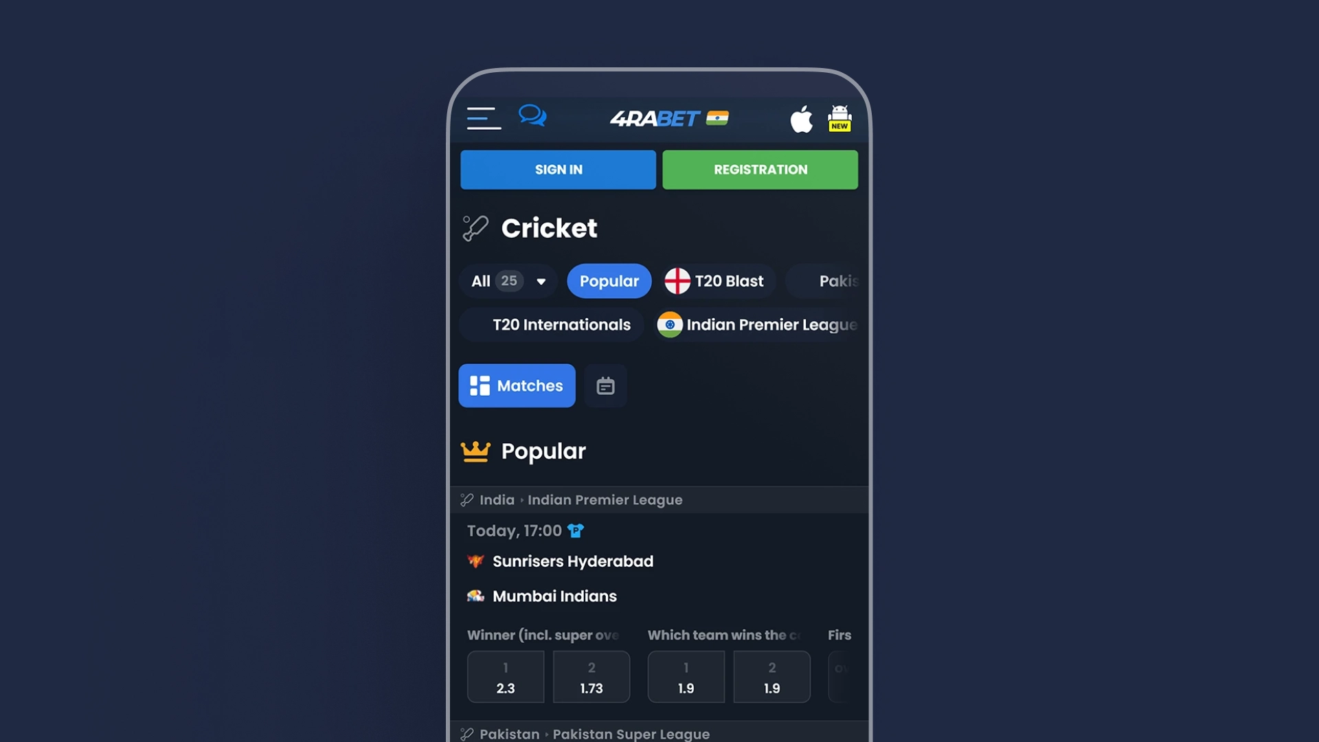 image Top Sports 4rabet india