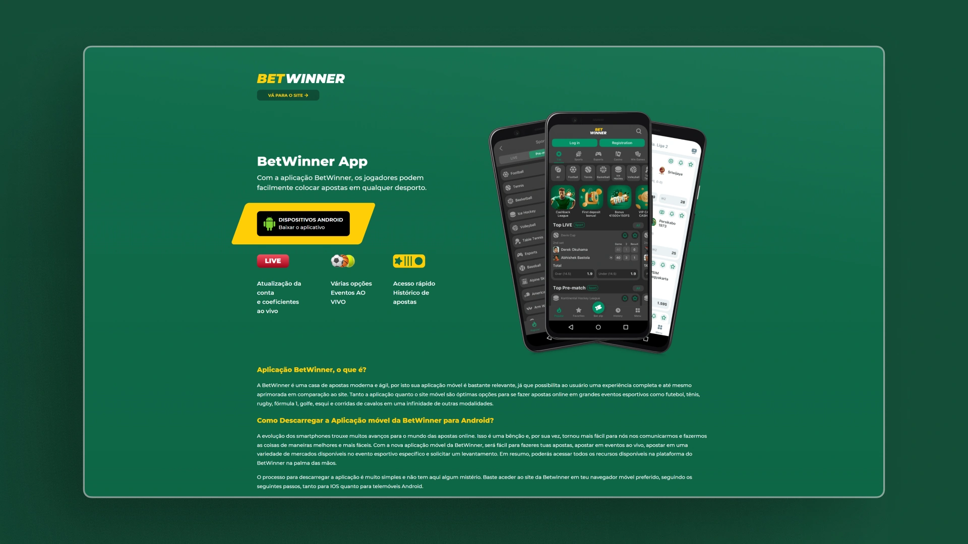 image What is the betwinner App