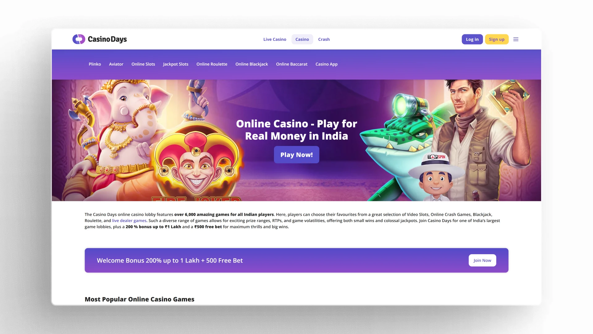image casino Casino Days india