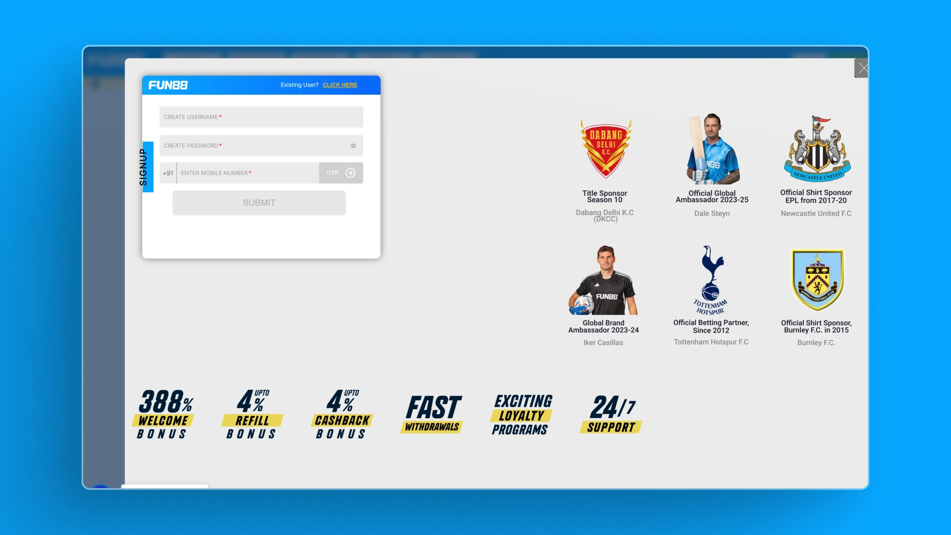 image how to sign up fun88 india