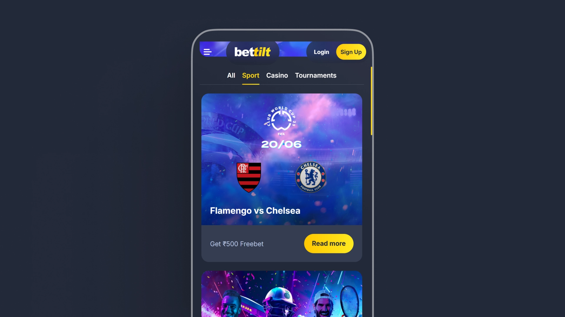 image mobile app sport bonuses bettilt india