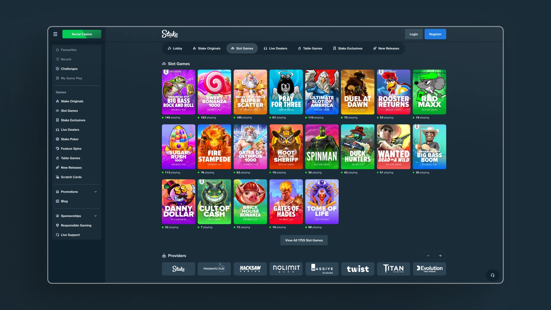 image slots stake