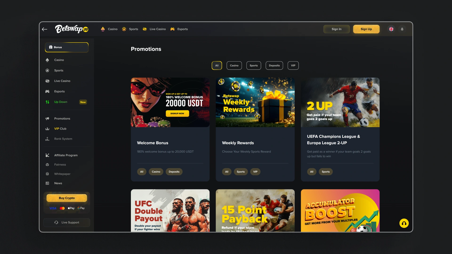 image Bonuses BetSwap india