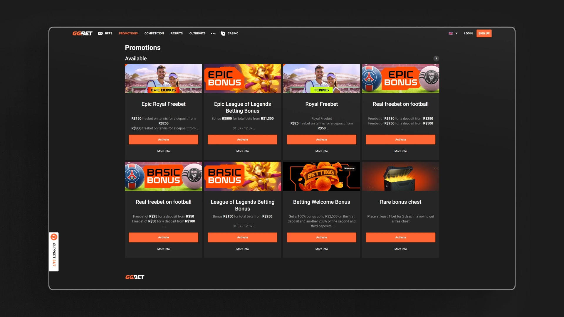 image Bonuses GGbet india