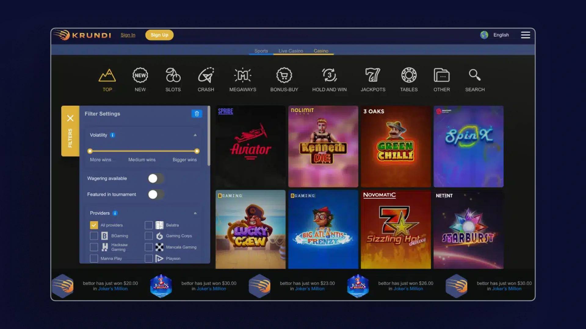 image Casino Krundi india