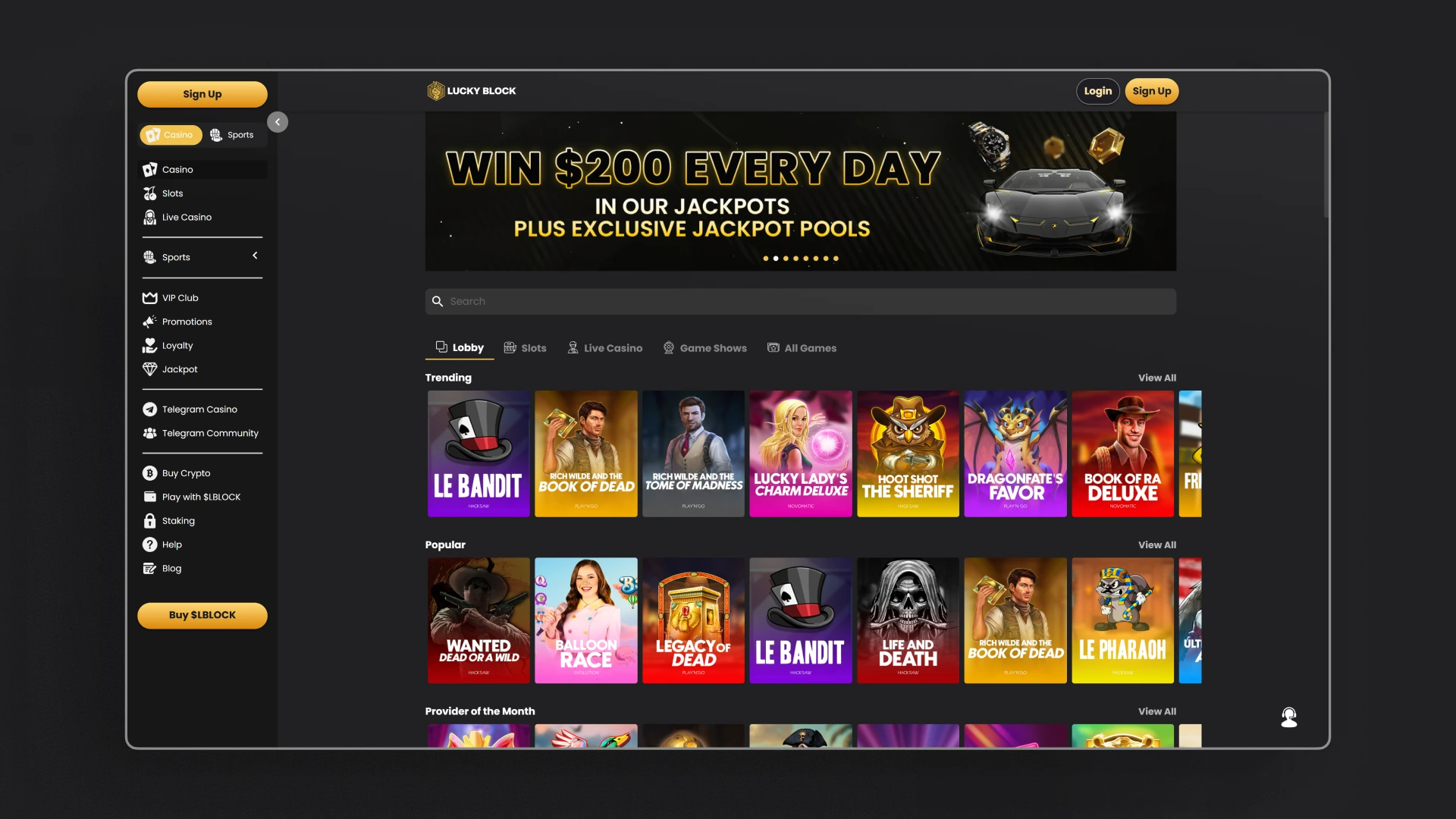 image Casino lucky block india