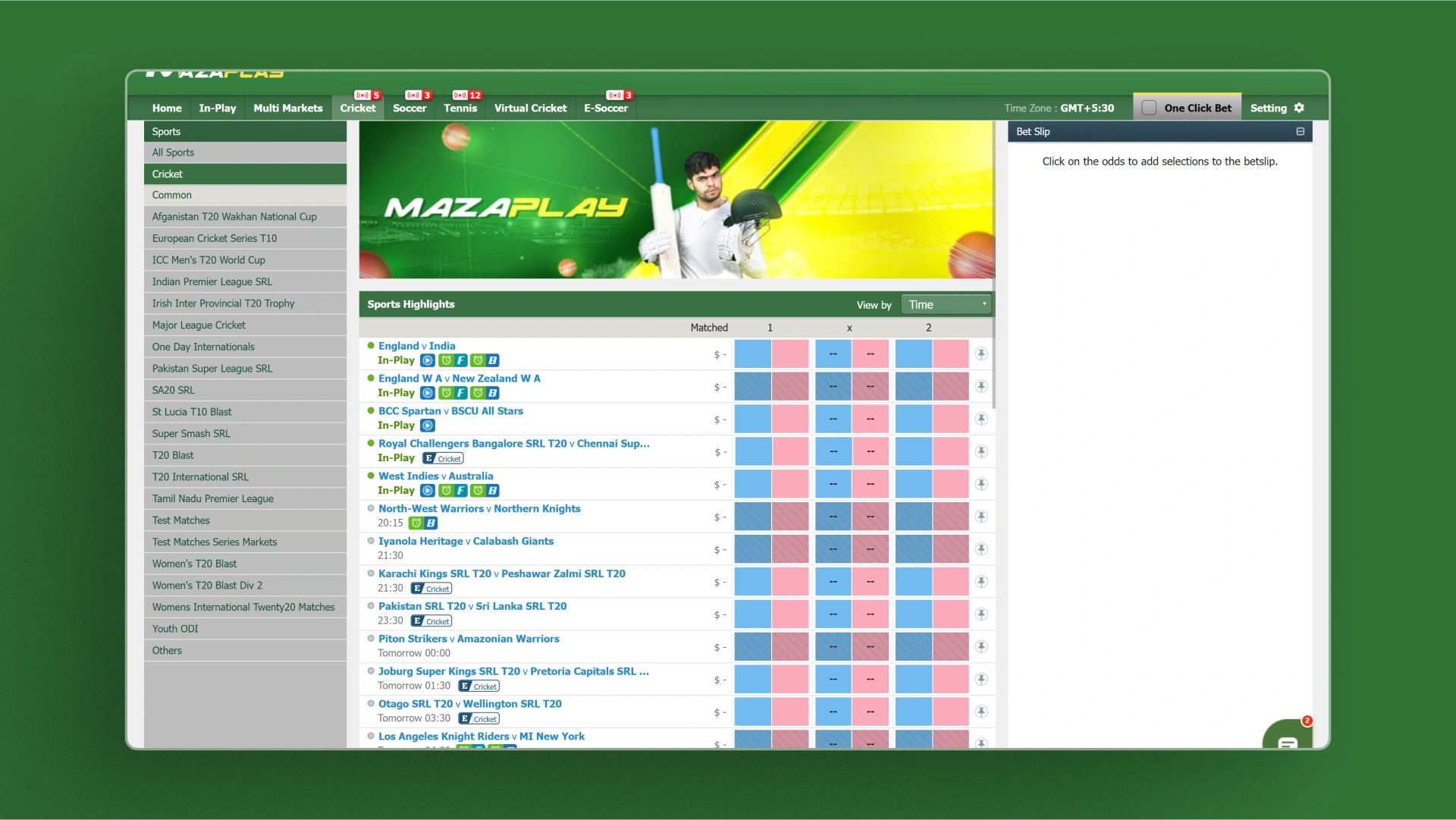 image Cricket Mazaplay india