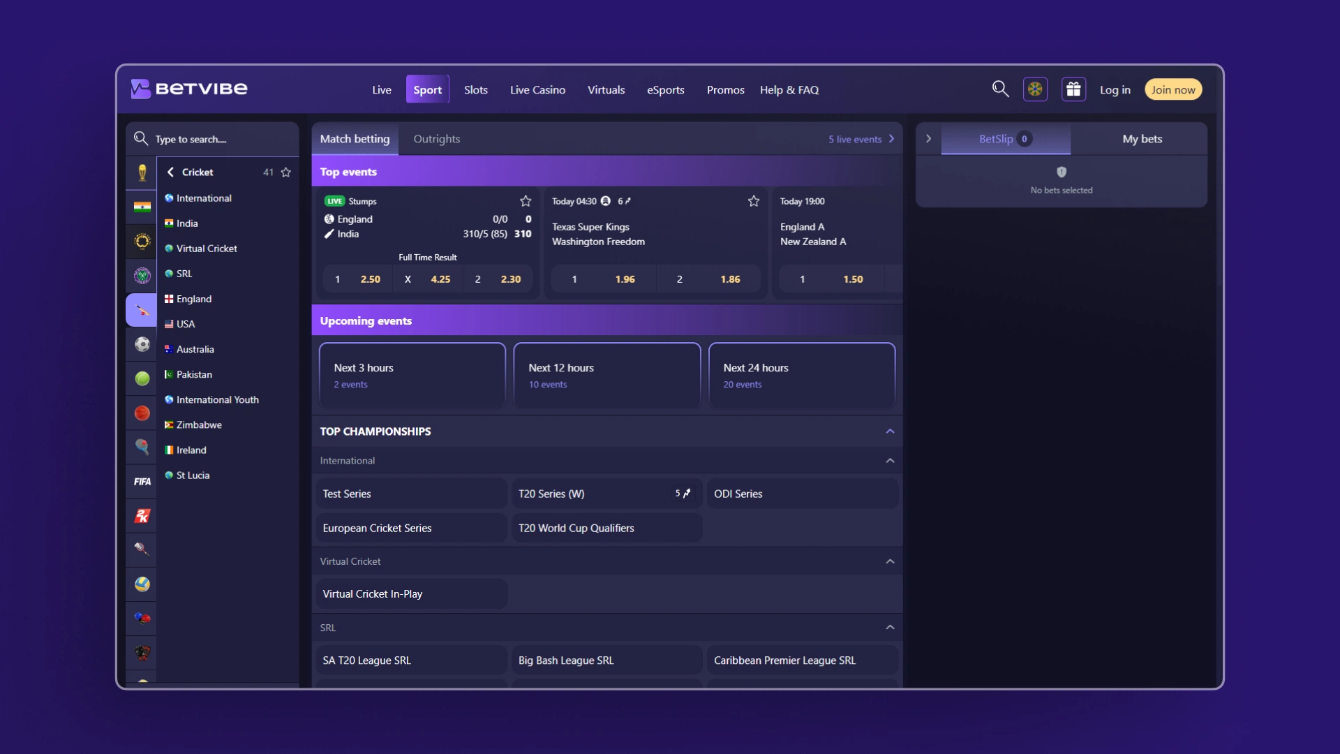 image Cricket betvibe india