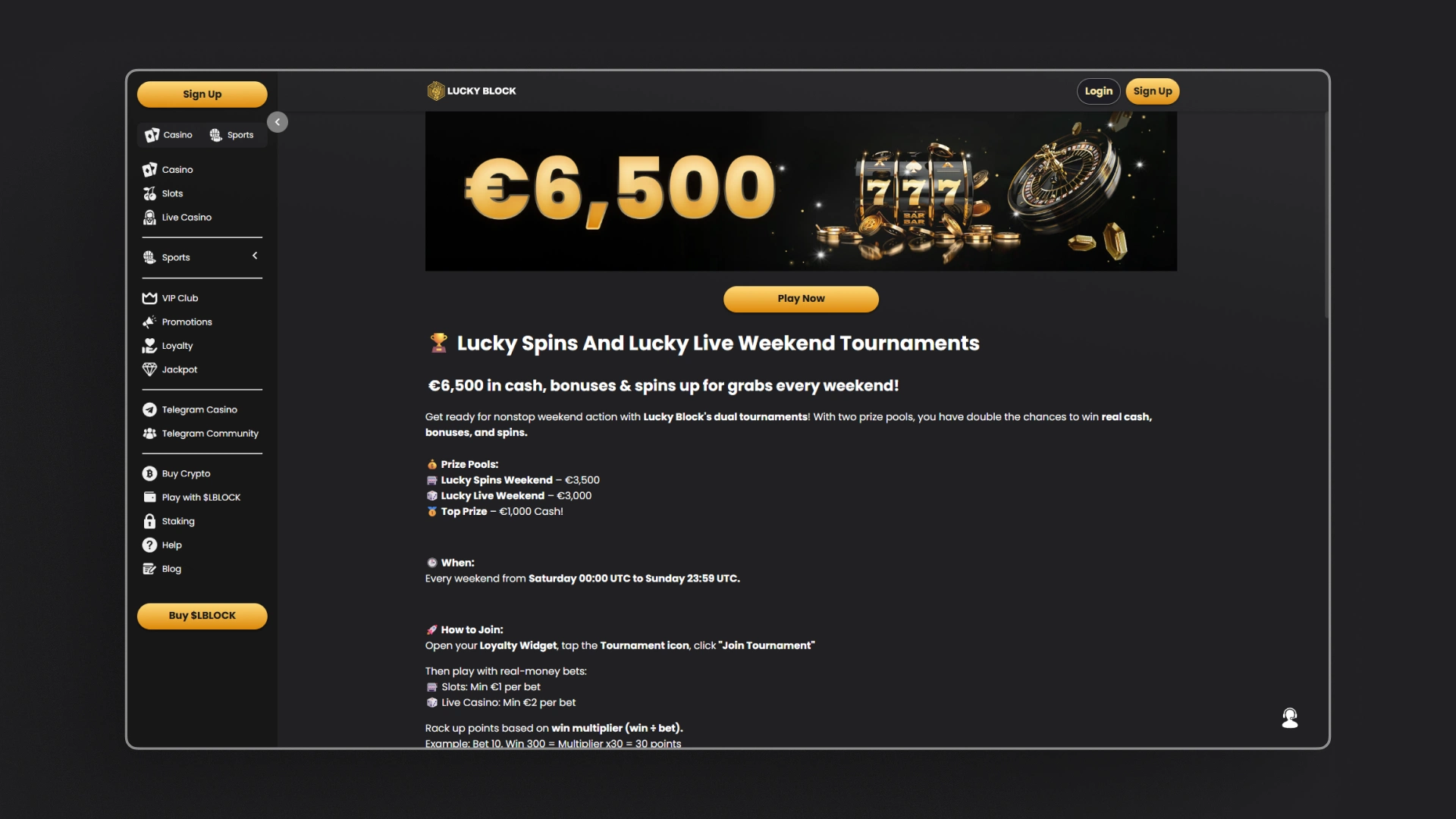 image Top Casino Bonuses lucky block india