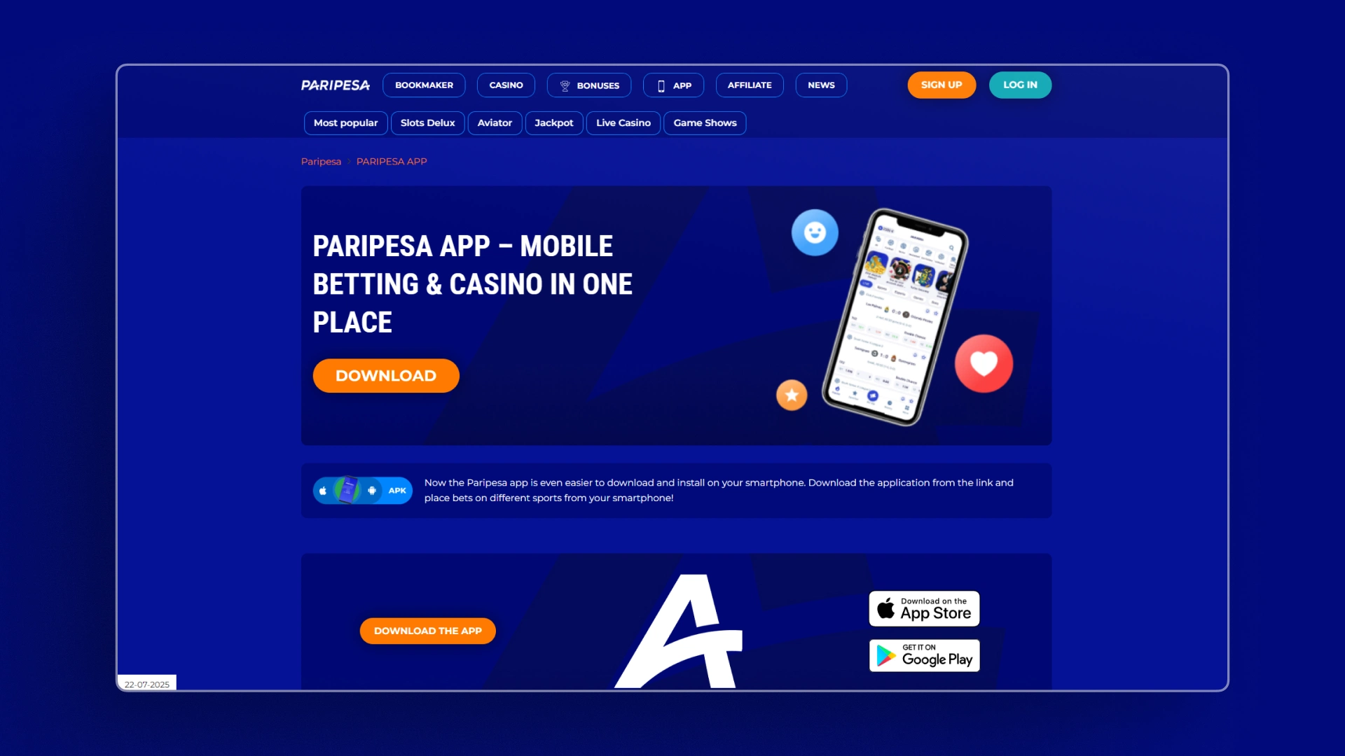 image What is the paripesa App