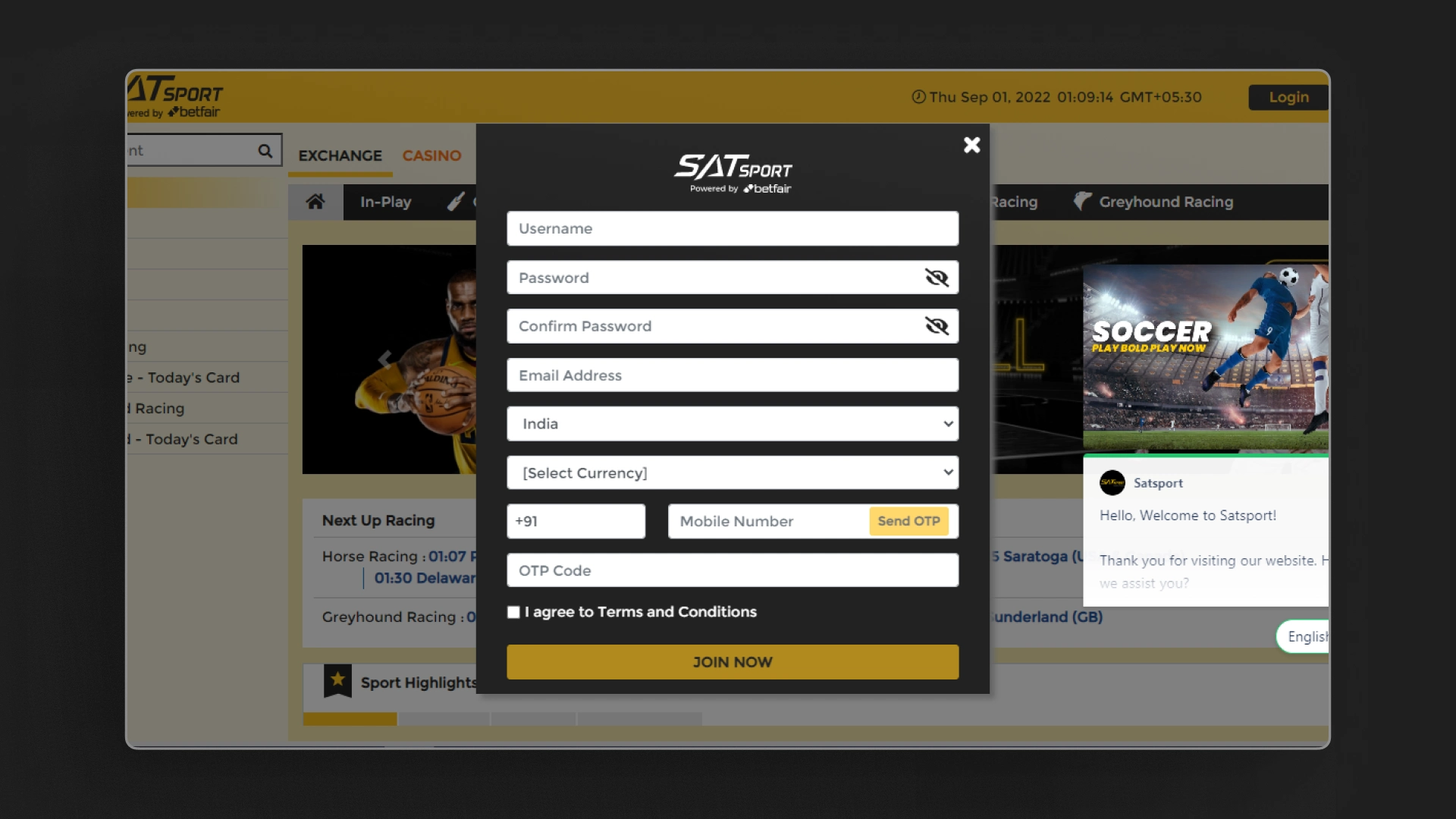 image how to sign up GGbet india