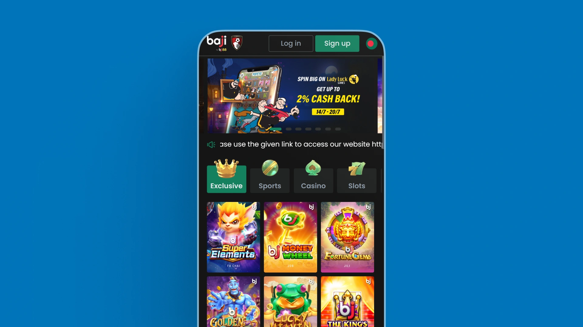 image mobile app casino baji india