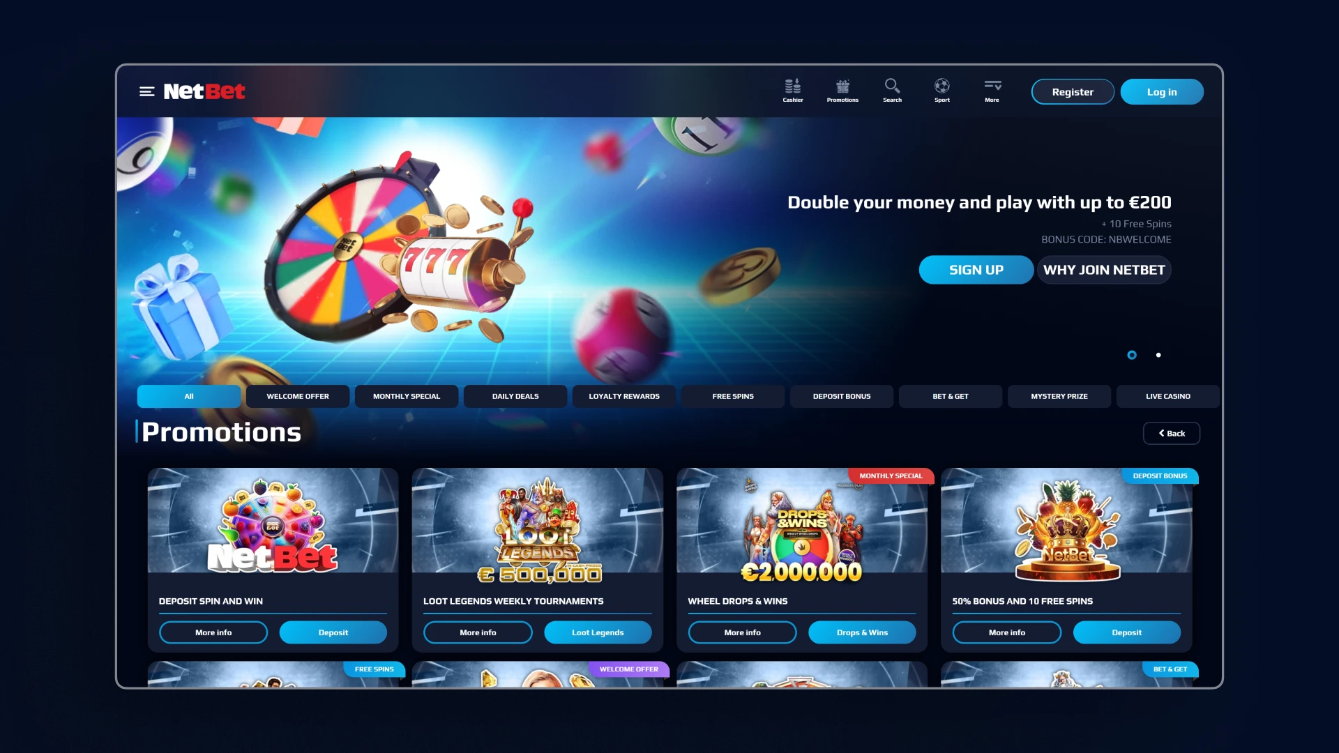 image Bonuses NetBet india