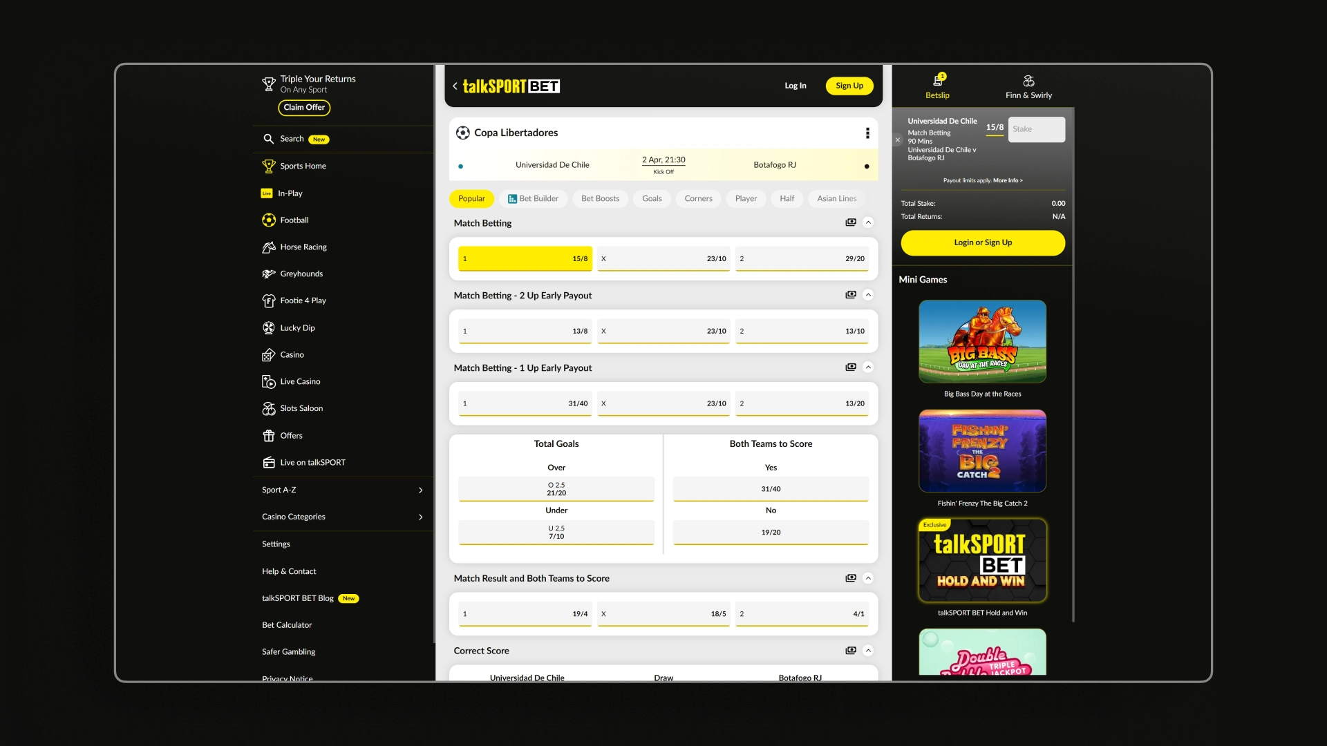 image How to Place talkSPORT