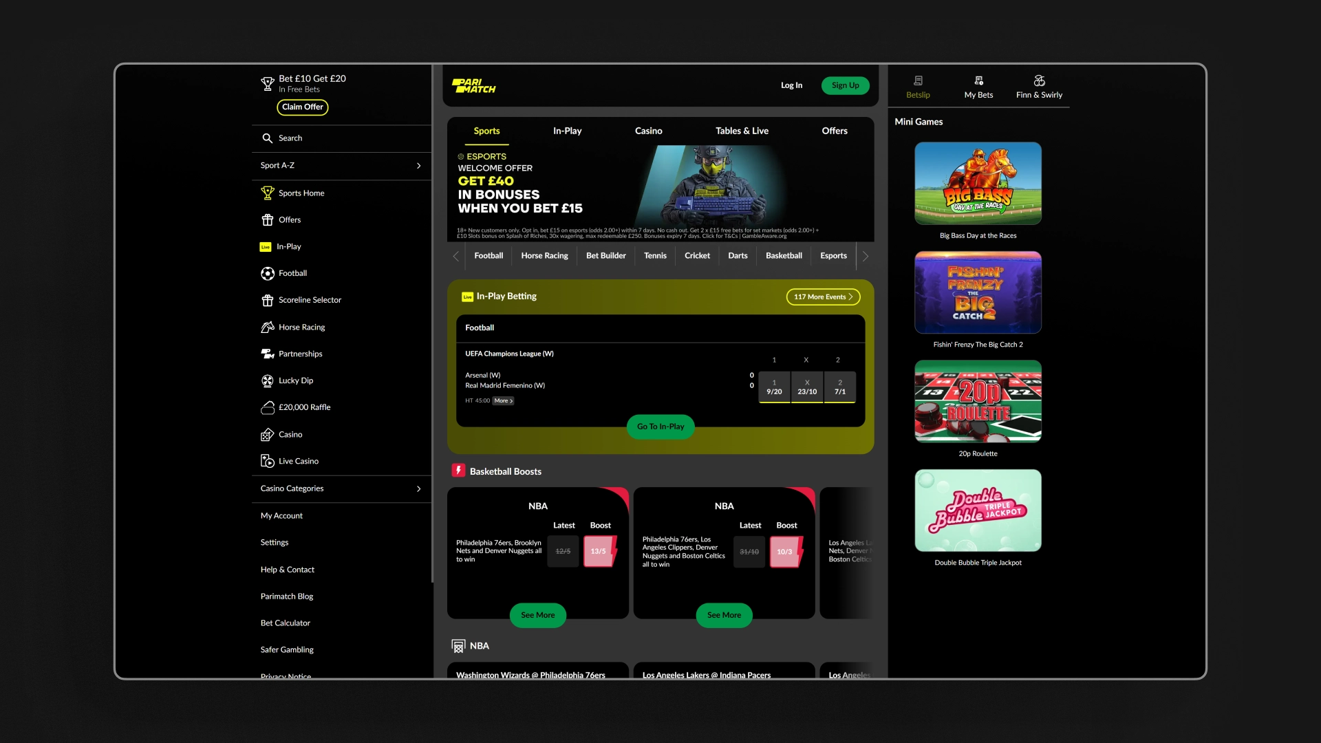 image Overall Betting parimatch