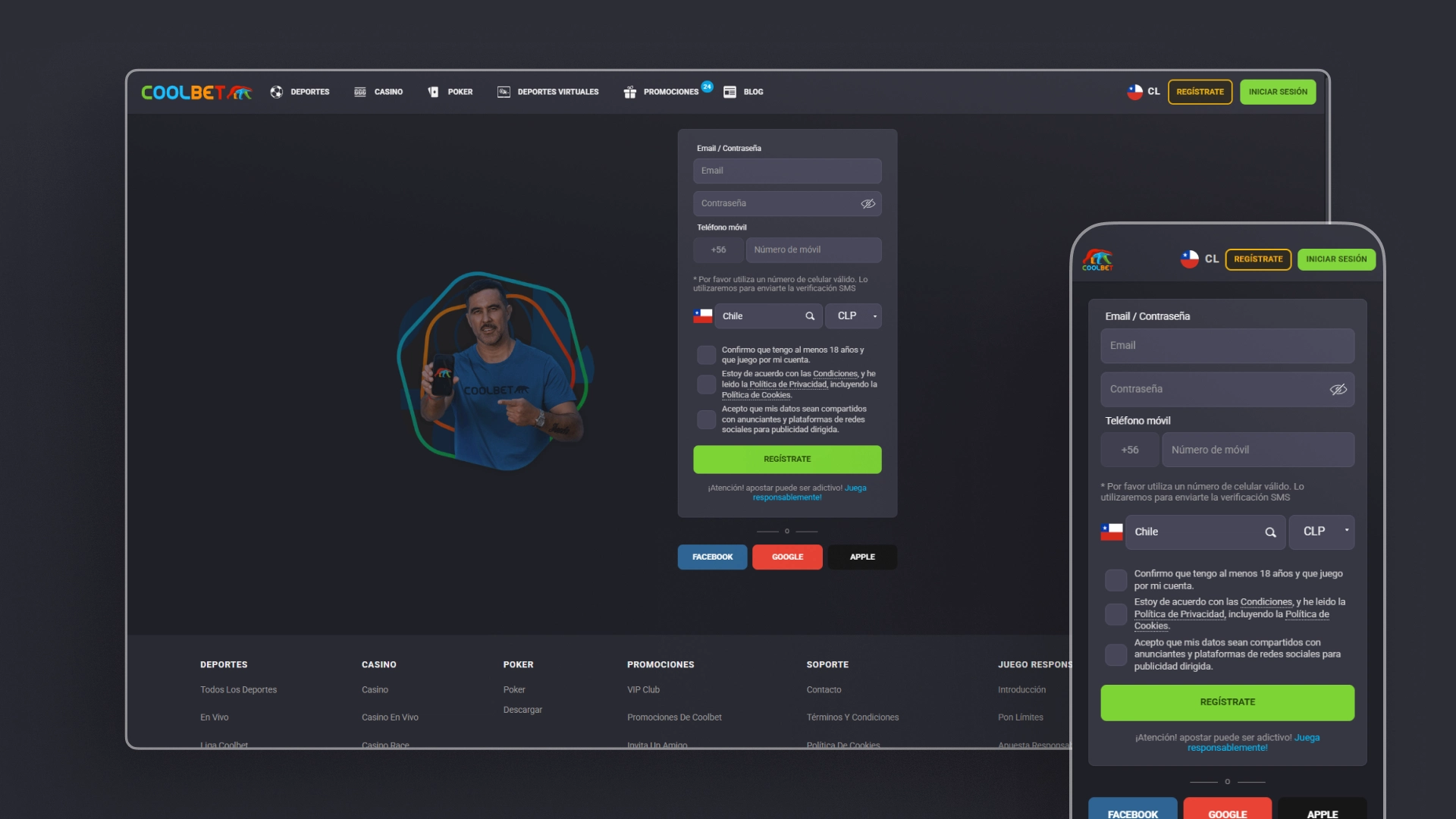captura de pantalla Cómo registrarse Coolbet
