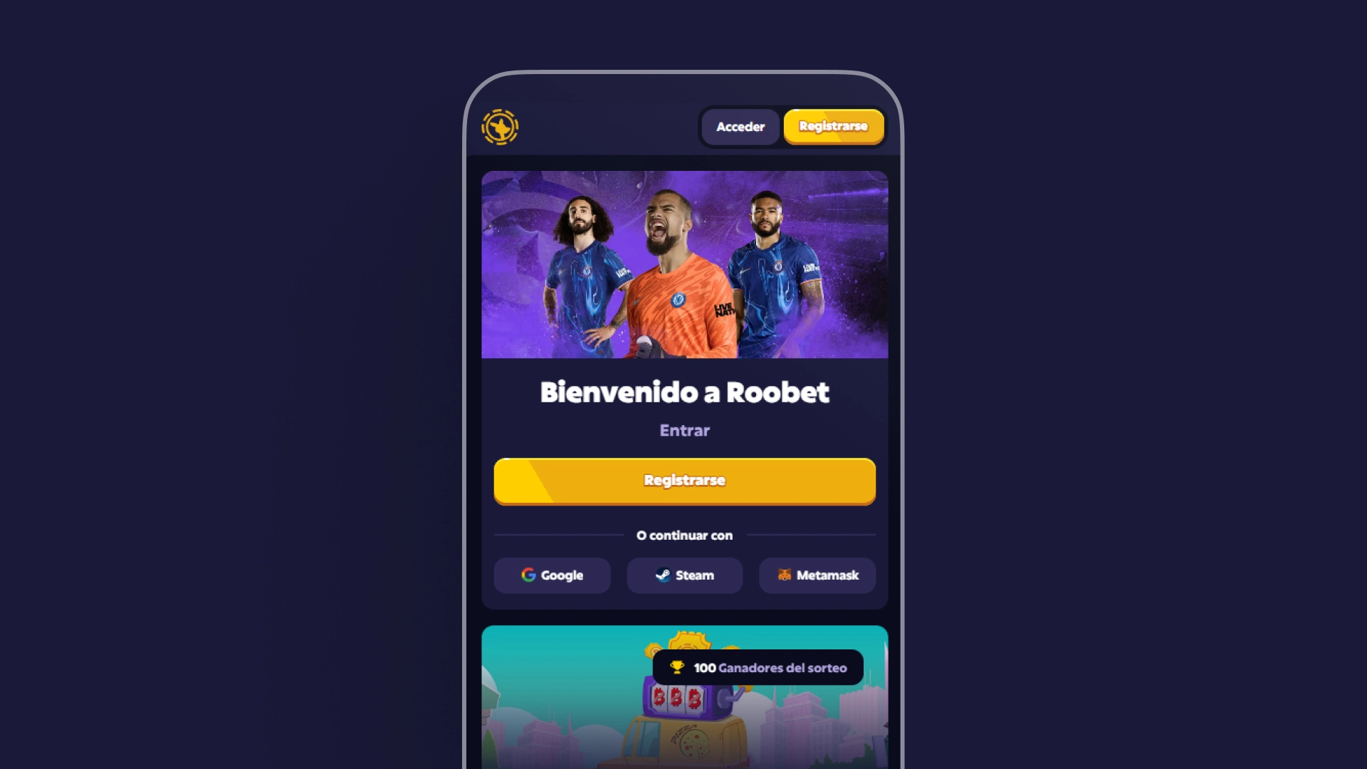 imagen app Roobet