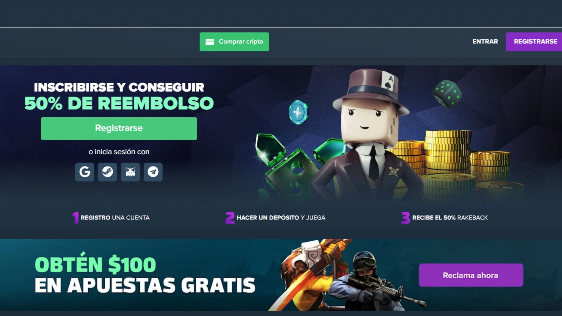 captura de pantalla Cómo activar el bono duelbits