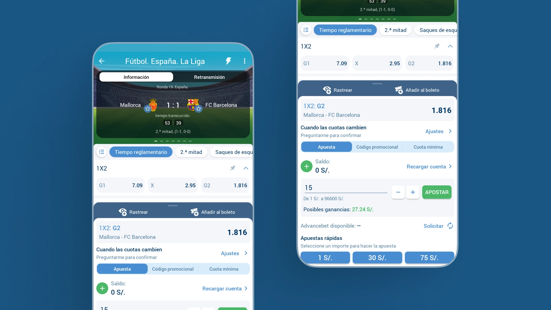 captura de pantalla Cómo apostar usando la app 1xBet