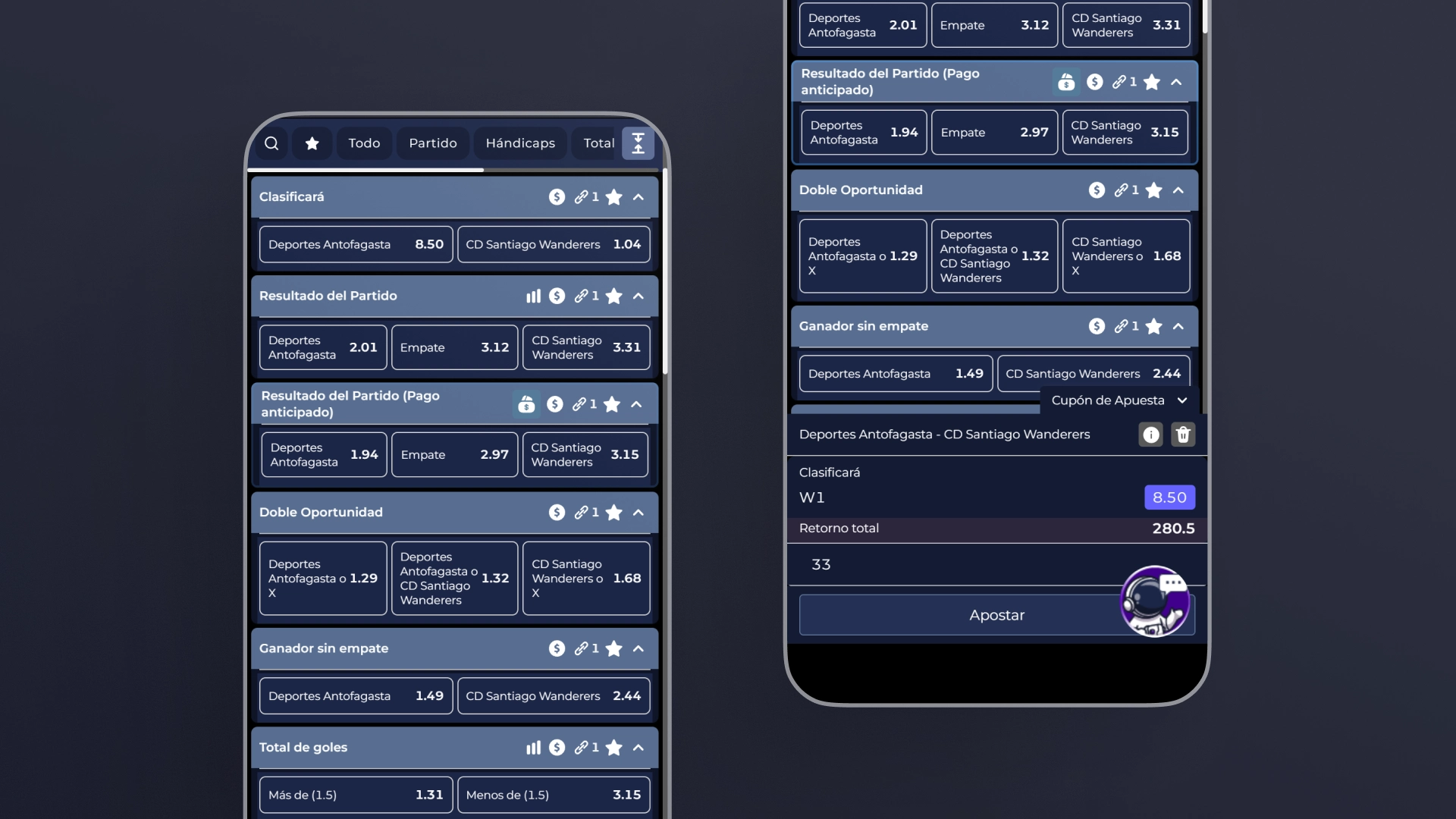 captura de pantalla Cómo apostar usando la app Estelarbet