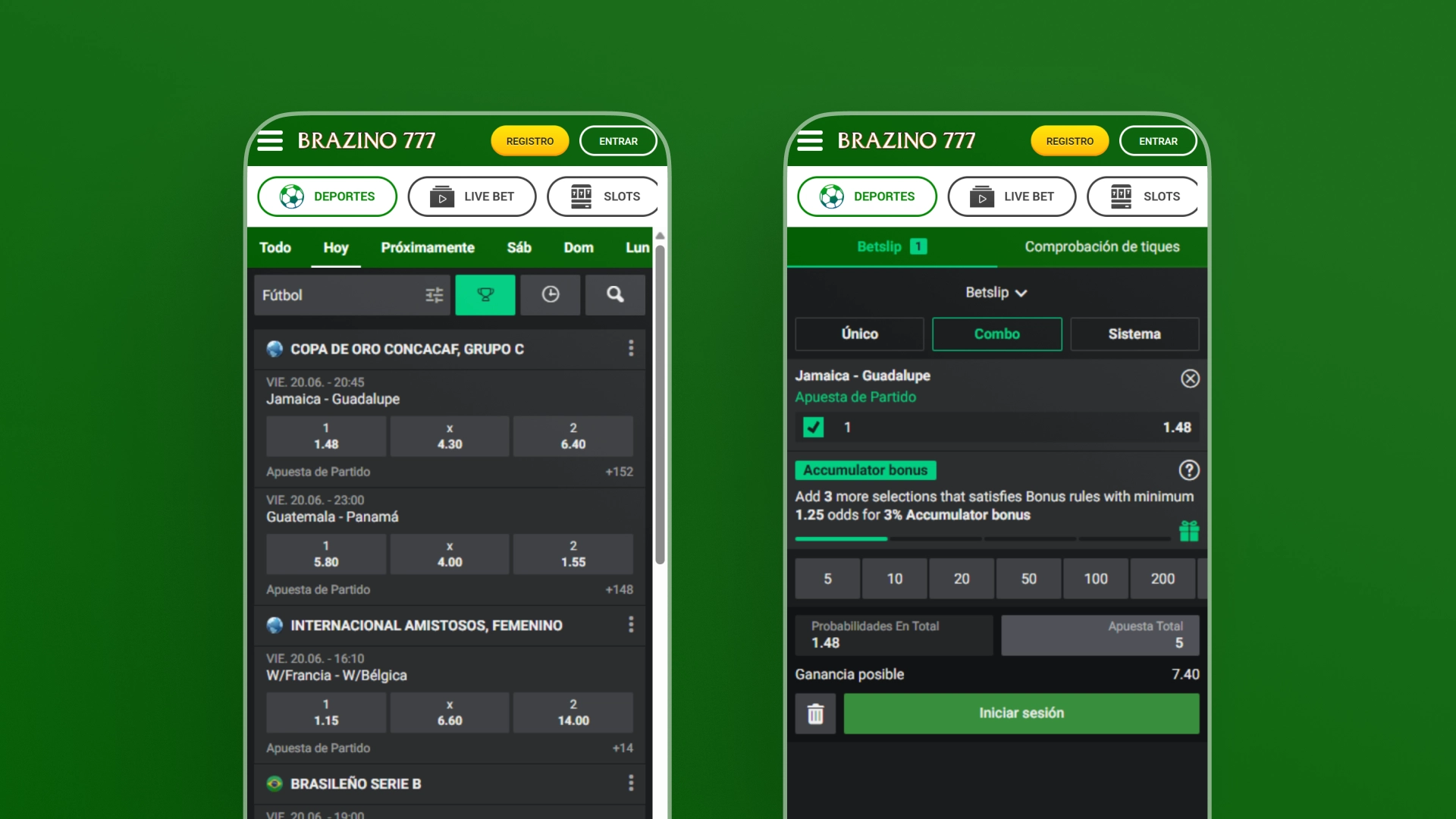 captura de pantalla Cómo apostar usando la app brazino777