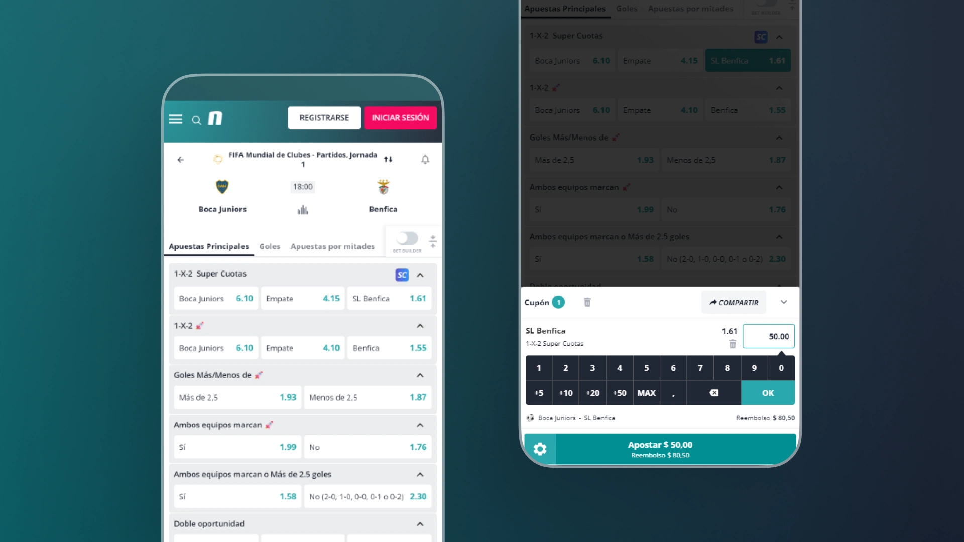 captura de pantalla Cómo apostar usando la app novibet