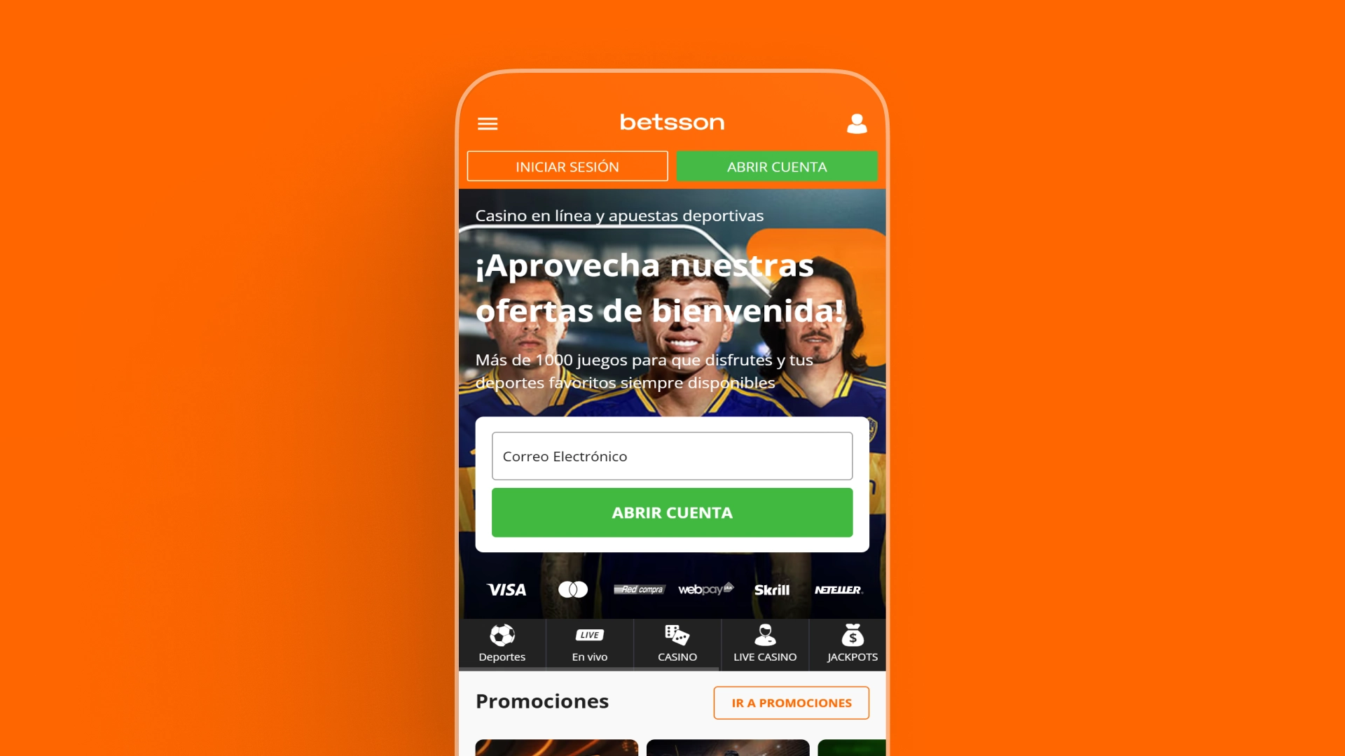 imagen Cómo descargar la app betsson