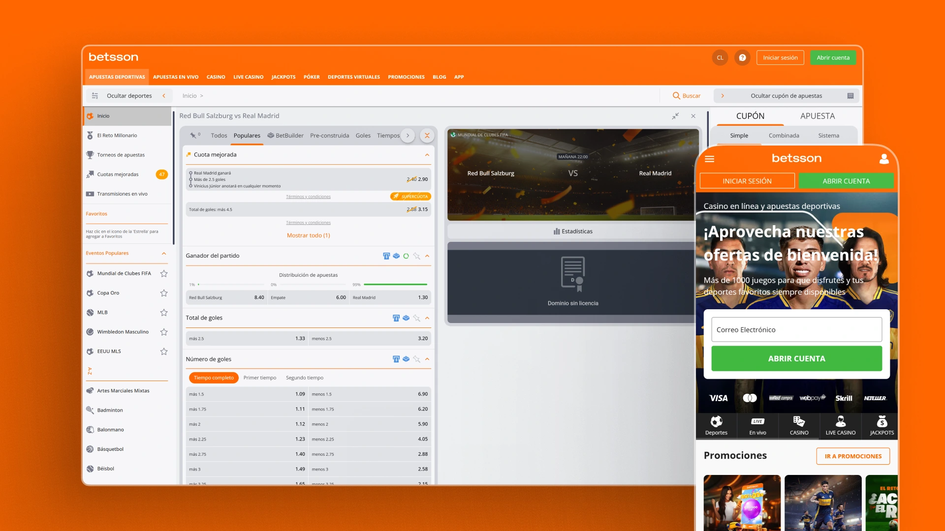 imagen Comparativa de la app betsson
