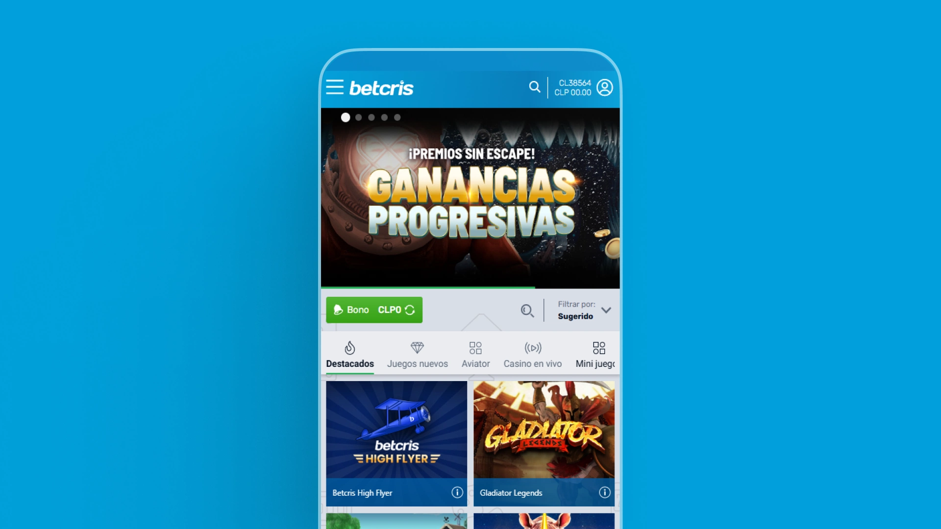 imagen app betcris