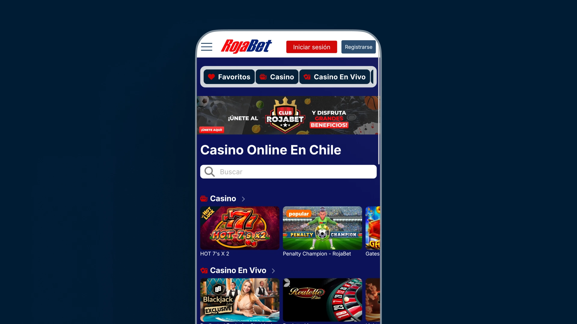imagen app rojabet