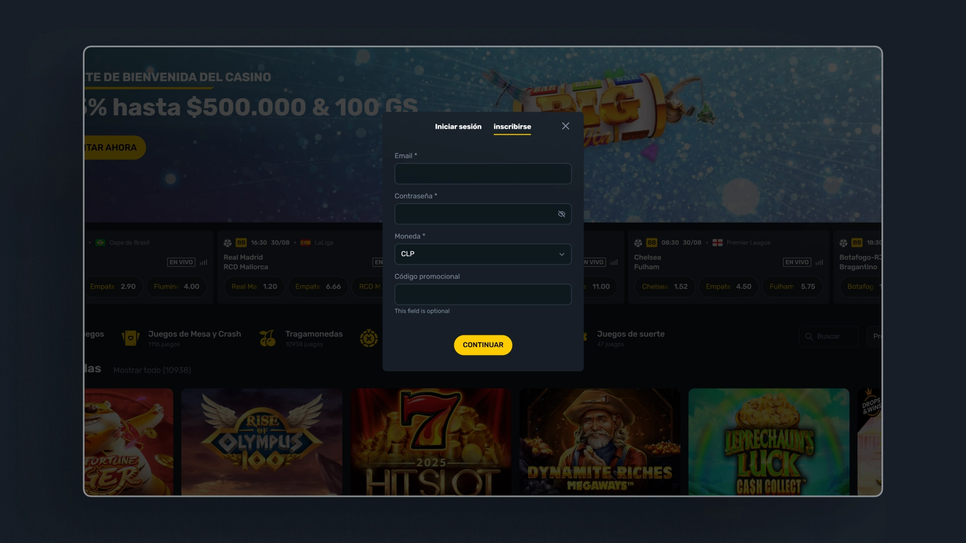 captura de pantalla Cómo registrarse Campeonbet