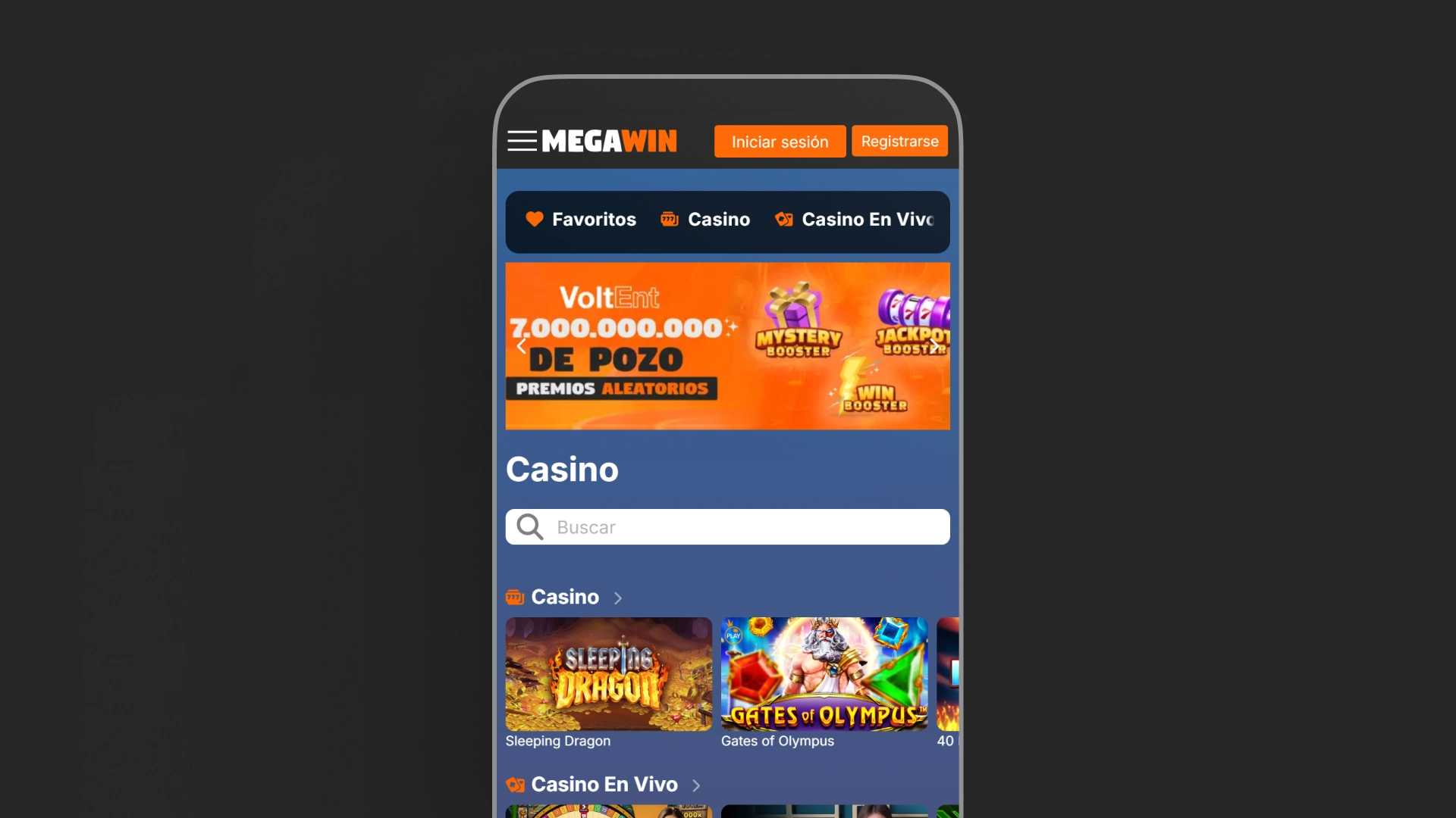 imagen app MegaWin