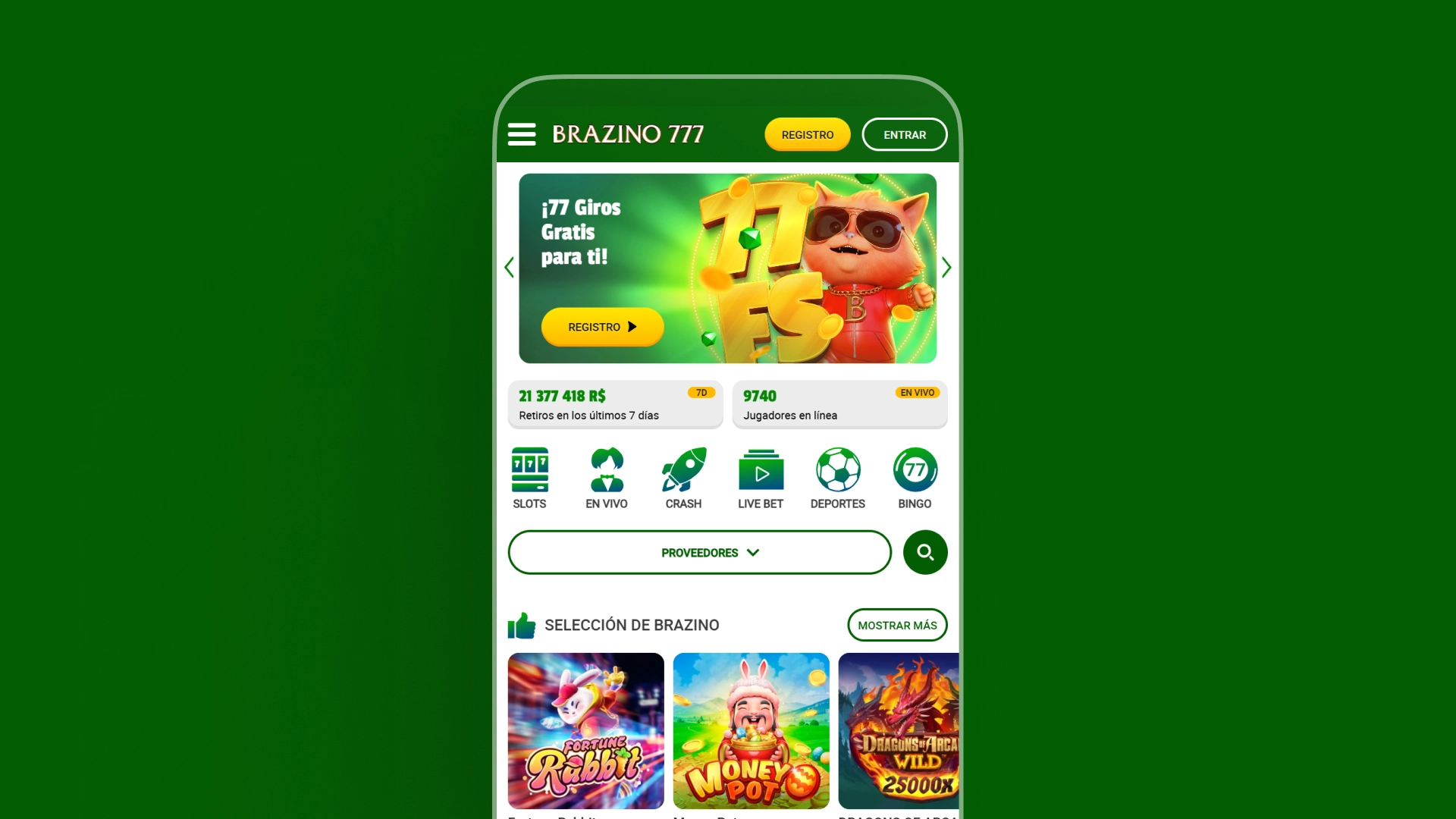 imagen app Brazino777