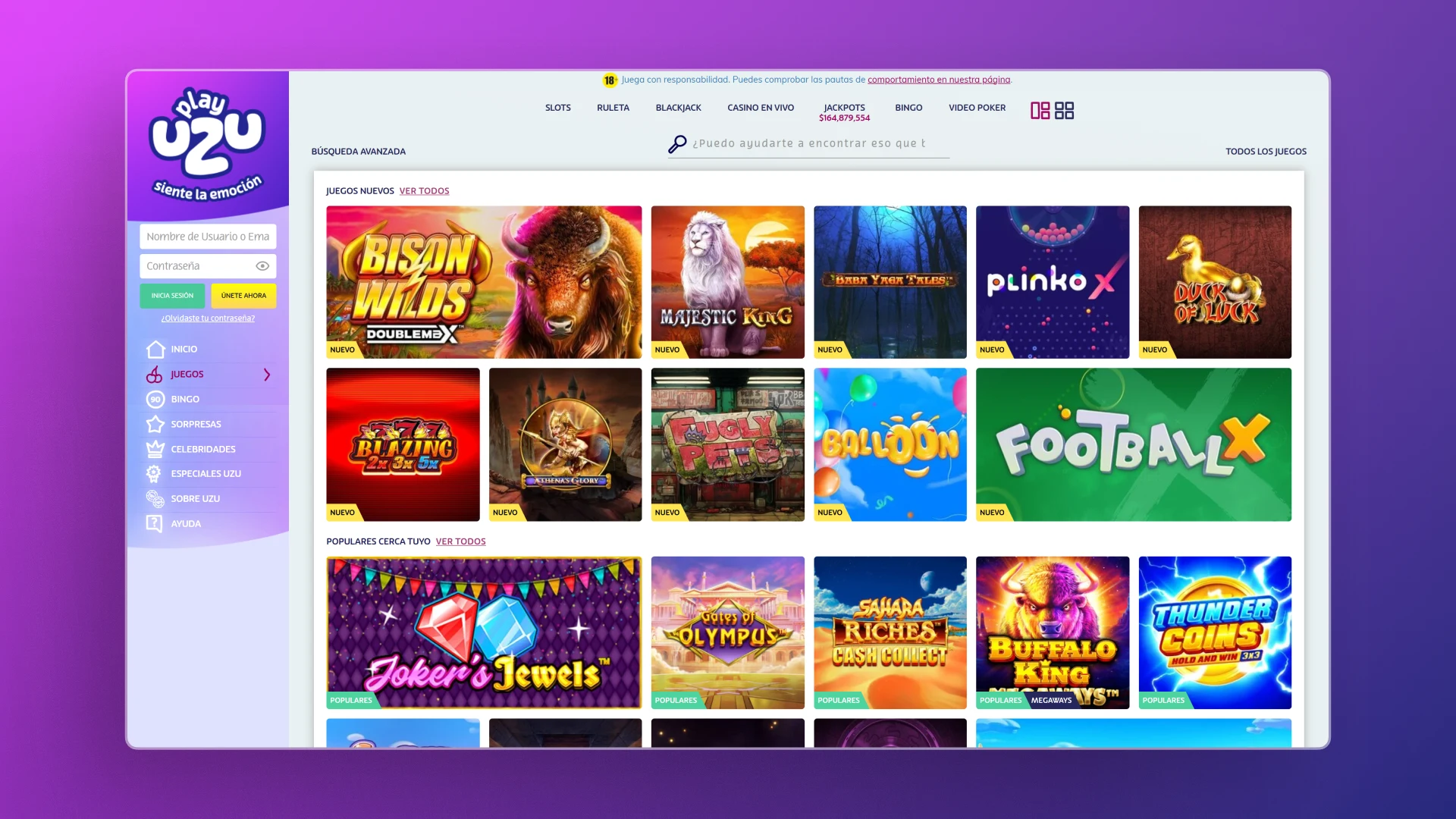 imagen Cómo jugar en PlayUZU Casino
