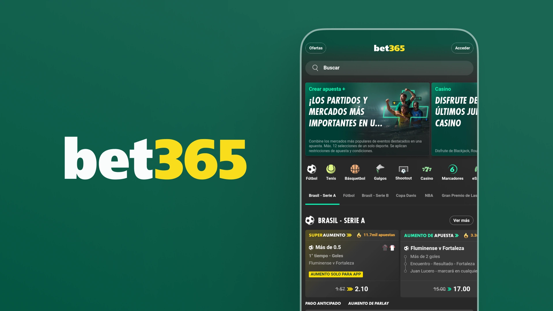 imagen app bet365