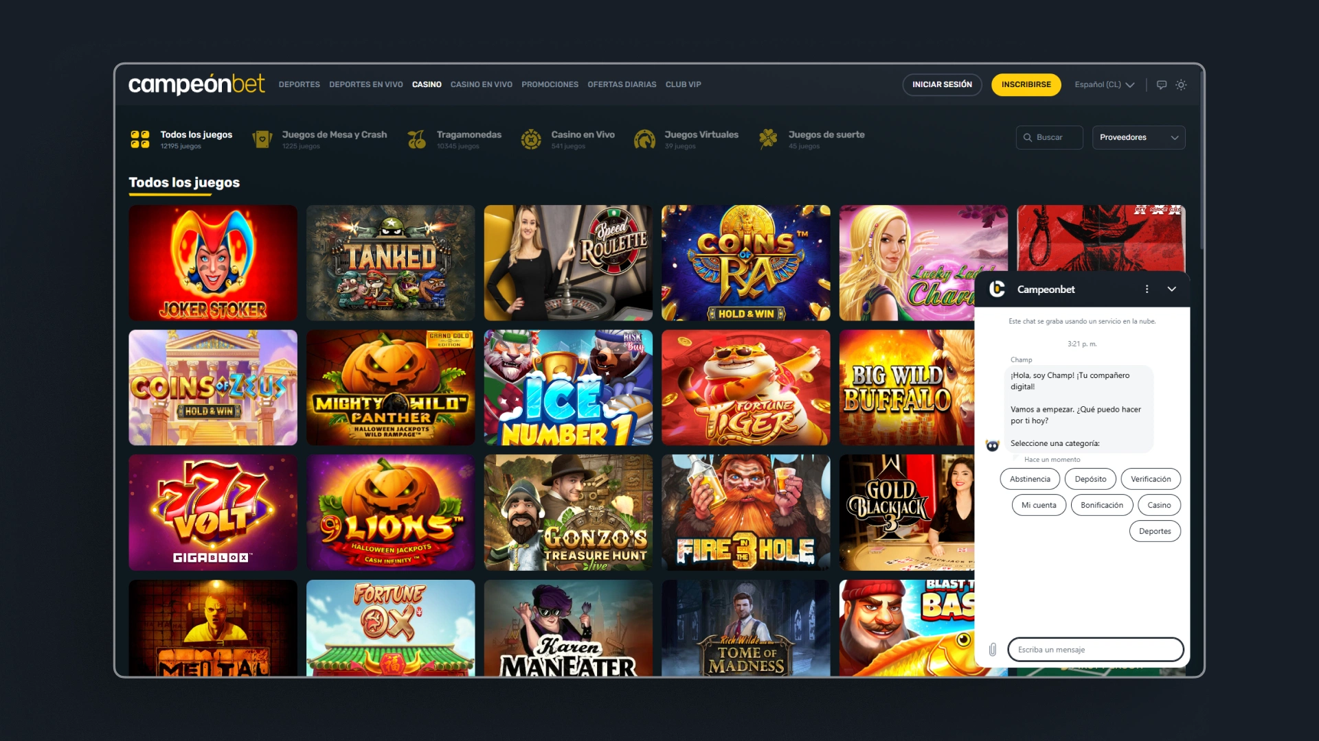 imagen chat Campeonbet