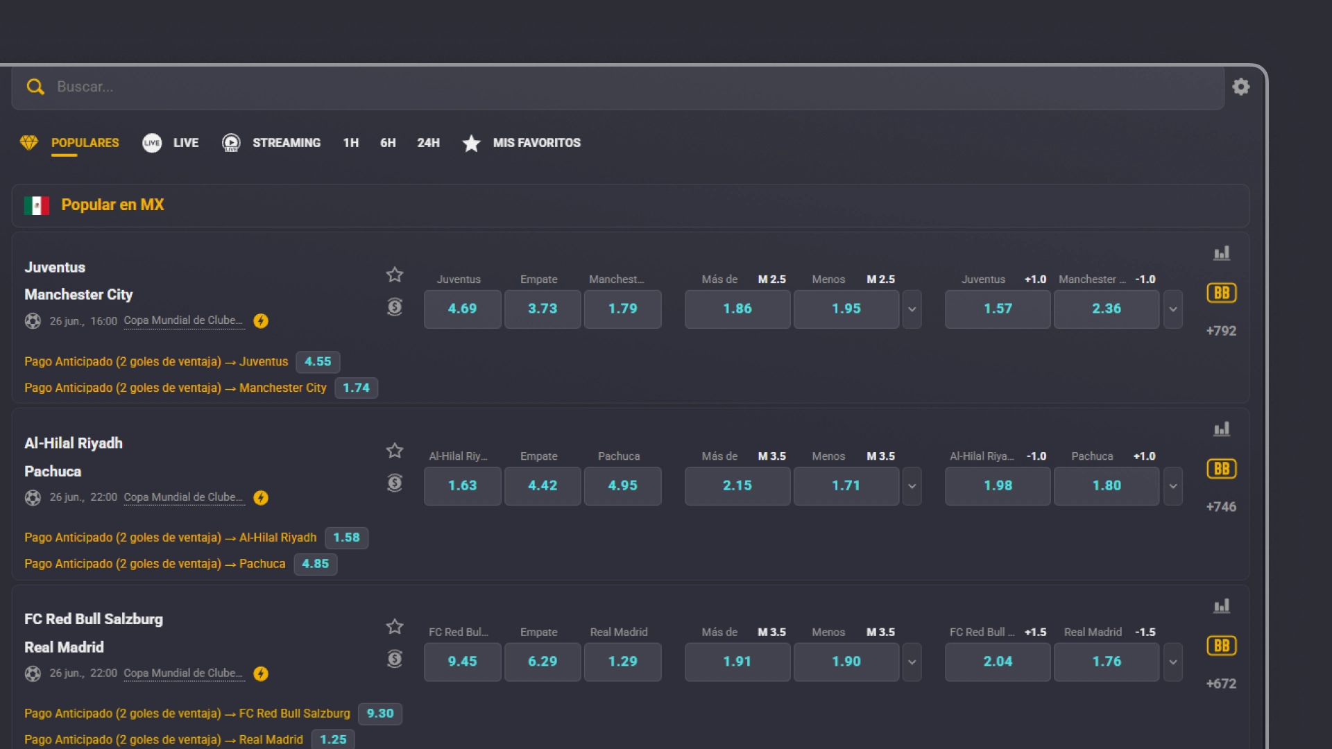 imagen odds Coolbet
