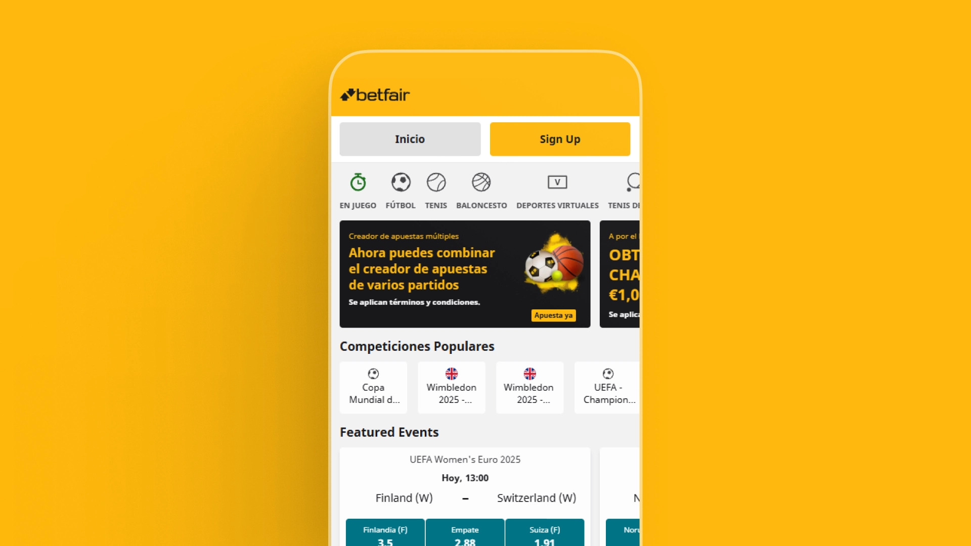 imagen app betfair
